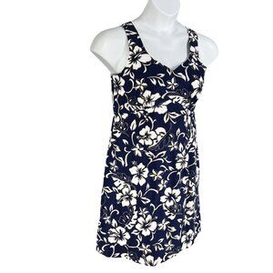 Hilo Hattie The Hawaiian Original 10 Dress Sleeveless Hibiscus Flowers Vacation
